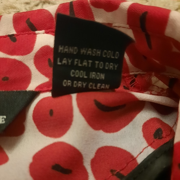 Red and Black Lifestyle Additude Blouse - Picture 5 of 6